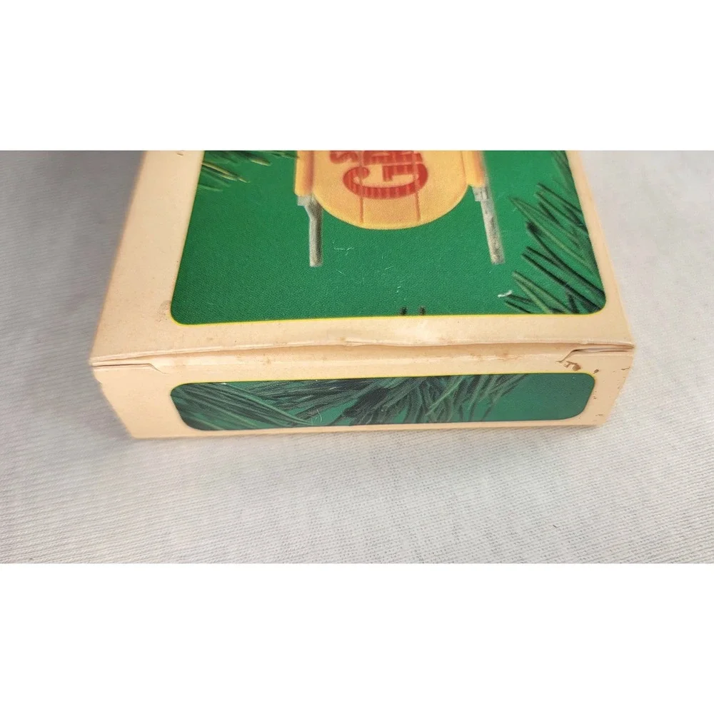 1984 Hallmark Keepsake Ornament Nostalgic Sled Seasons Greetings QX442-4